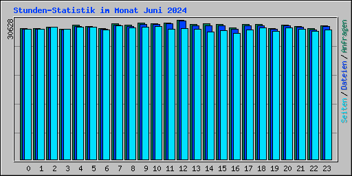 Stunden-Statistik im Monat Juni 2024